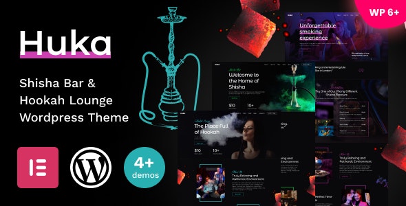 دانلود قالب دخانیات وردپرس Huka