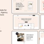 دانلود قالب سایت تک صفحه ای و خلاقانه Giselle دانلود قالب Landing Page و صفحه فرود Miwlo