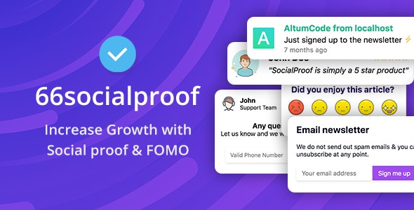 دانلود اسکریپت 66socialproof
