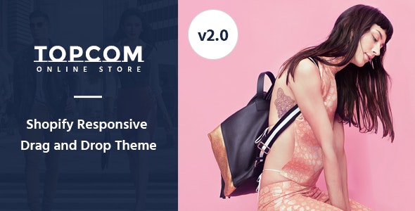 دانلود قالب فروشگاهی شاپیفای Topcom