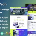دانلود قالب فناوری اطلاعات وردپرس Quantech