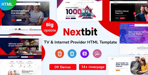 دانلود قالب سایت خدماتی NextBit