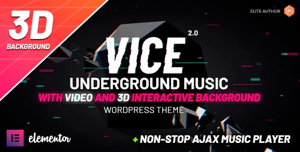 دانلود قالب موسیقی وردپرس Vice