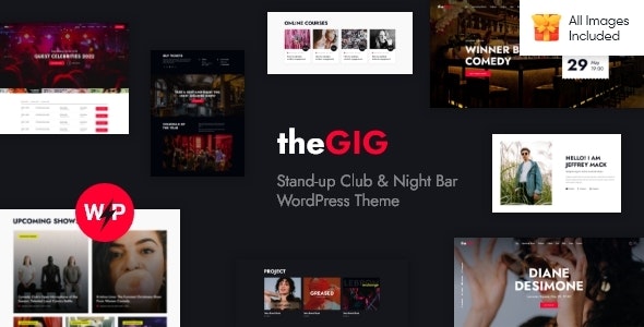 دانلود قالب وردپرس The Gig