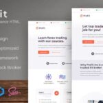 دانلود قالب HTML سایت فارکس و امور مالی Profit
