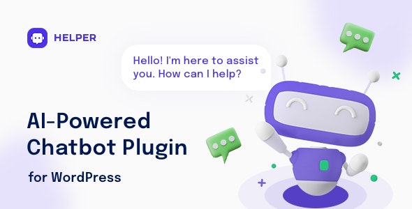 افزونه وردپرس Helper - چت بات هوش مصنوعی و OpenAI وردپرس