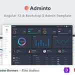 دانلود قالب مدیریت و داشبورد Adminto - نسخه Angular 13