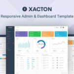 دانلود قالب سایت مدیریت و داشبورد Xacton