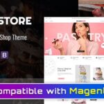 دانلود قالب فروشگاهی قنادی و شیرینی فروشی مجنتو Cakestore
