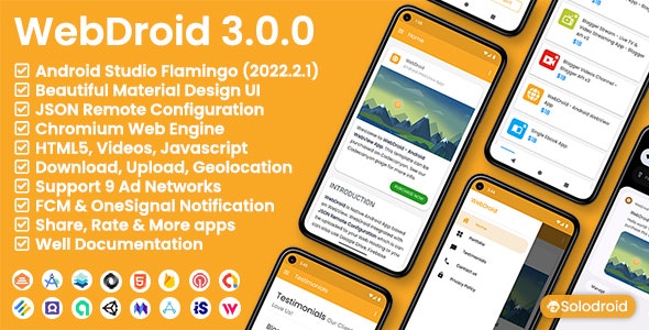 دانلود سورس اپلیکیشن اندروید WebDroid