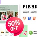 دانلود قالب فروشگاهی مدرن مجنتو Fiber
