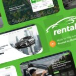 دانلود قالب سایت شرکت هاستینگ و دامنه DomainX دانلود قالب راست چین اجاره خودرو Rentaly