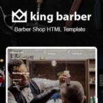 دانلود قالب سایت خدمات فنی کامپیوتر Repair Geek دانلود قالب HTML آرایشگاه King Barber