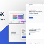 دانلود قالب سایت استارت آپ SaasX