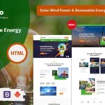 دانلود قالب سایت خدمات فناوری و انرژی خورشیدی Energiso