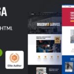 دانلود قالب سایت تک صفحه ای Oxavia دانلود قالب سایت صنعتی Mega