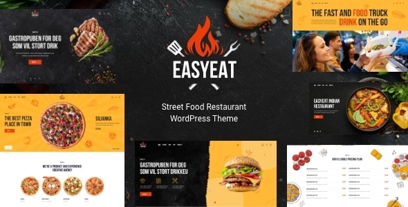 دانلود قالب رستوران و فست فود وردپرس EasyEat
