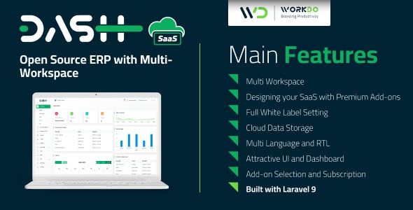 دانلود اسکریپت WorkDo Dash SaaS