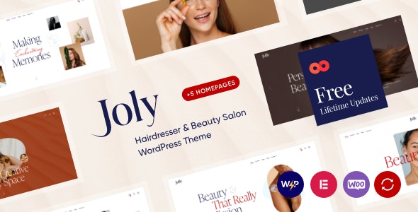 دانلود قالب سالن زیبایی وردپرس Joly