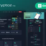 دانلود قالب ارز دیجیتال وردپرس Cryptoz