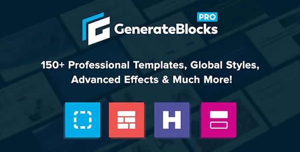 دانلود افزونه وردپرس GenerateBlocks Pro