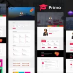 دانلود قالب HTML5 نمونه کار و رزومه شخصی Primo