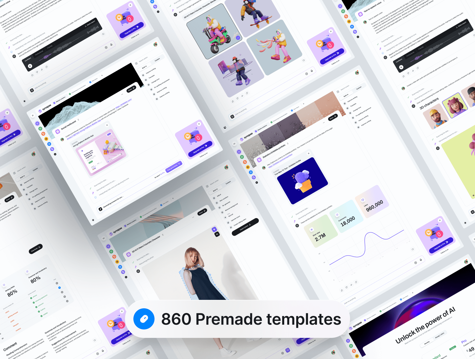 دانلود رابط کاربری Synapse - AI UI Kit