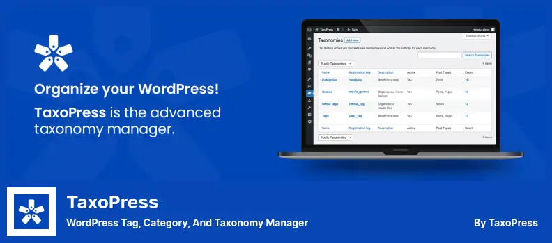 دانلود افزونه وردپرس TaxoPress Pro