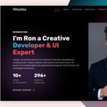 دانلود قالب نمونه کار مدرن وردپرس Weasley