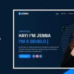 دانلود قالب نمونه کار وردپرس Jenna