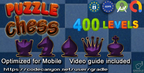 دانلود سورس اپلیکیشن اندروید Chess Puzzle 400
