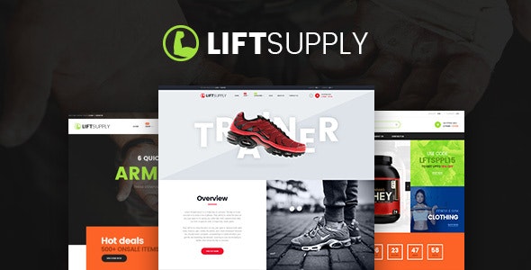 دانلود قالب فروشگاهی تک محصولی وردپرس LiftSupply