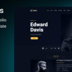 دانلود قالب ReactJs نمونه کار خلاقانه Davis