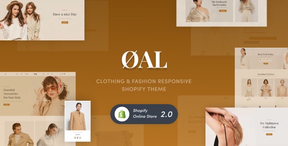 دانلود قالب فروشگاه لباس و پوشاک شاپیفای OAL