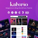 دانلود قالب راست چین وبلاگ وردپرس Katerio