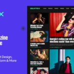 دانلود قالب HTML وبلاگ و مجله آنلاین Beatrix