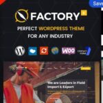 دانلود قالب مدیریتی چند منظوره Synto دانلود قالب صنعتی وردپرس Factory Plus