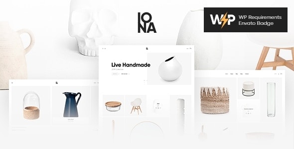 دانلود قالب فروشگاهی صنایع دستی وردپرس Iona