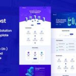 دانلود قالب شرکت خدمات هاستینگ و دامین Piohost