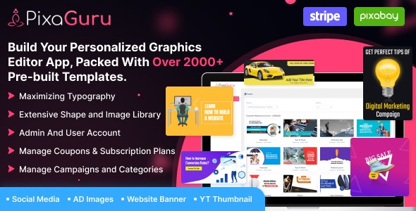 دانلود اسکریپت PixaGuru