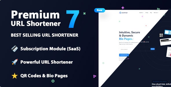 دانلود اسکریپت کوتاه کننده لینک Premium URL Shortener