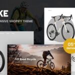 دانلود قالب فروشگاهی دوچرخه شاپیفای TopBike