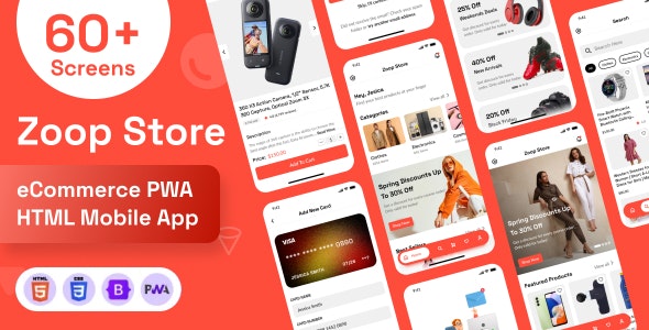 دانلود قالب فروشگاهی و چند منظوره Zoop Retail Store