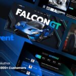 دانلود قالب سایت نمایشگاه خودرو Autovent