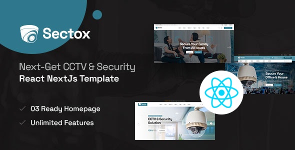 دانلود قالب خدمات دوربین مداربسته Sectox