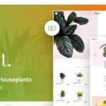دانلود قالب باغبانی و گلفروشی شاپیفای Plant