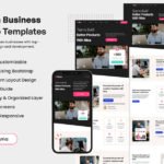 دانلود قالب فیگما و سایت Square دانلود رابط کاربری Business Website Templates