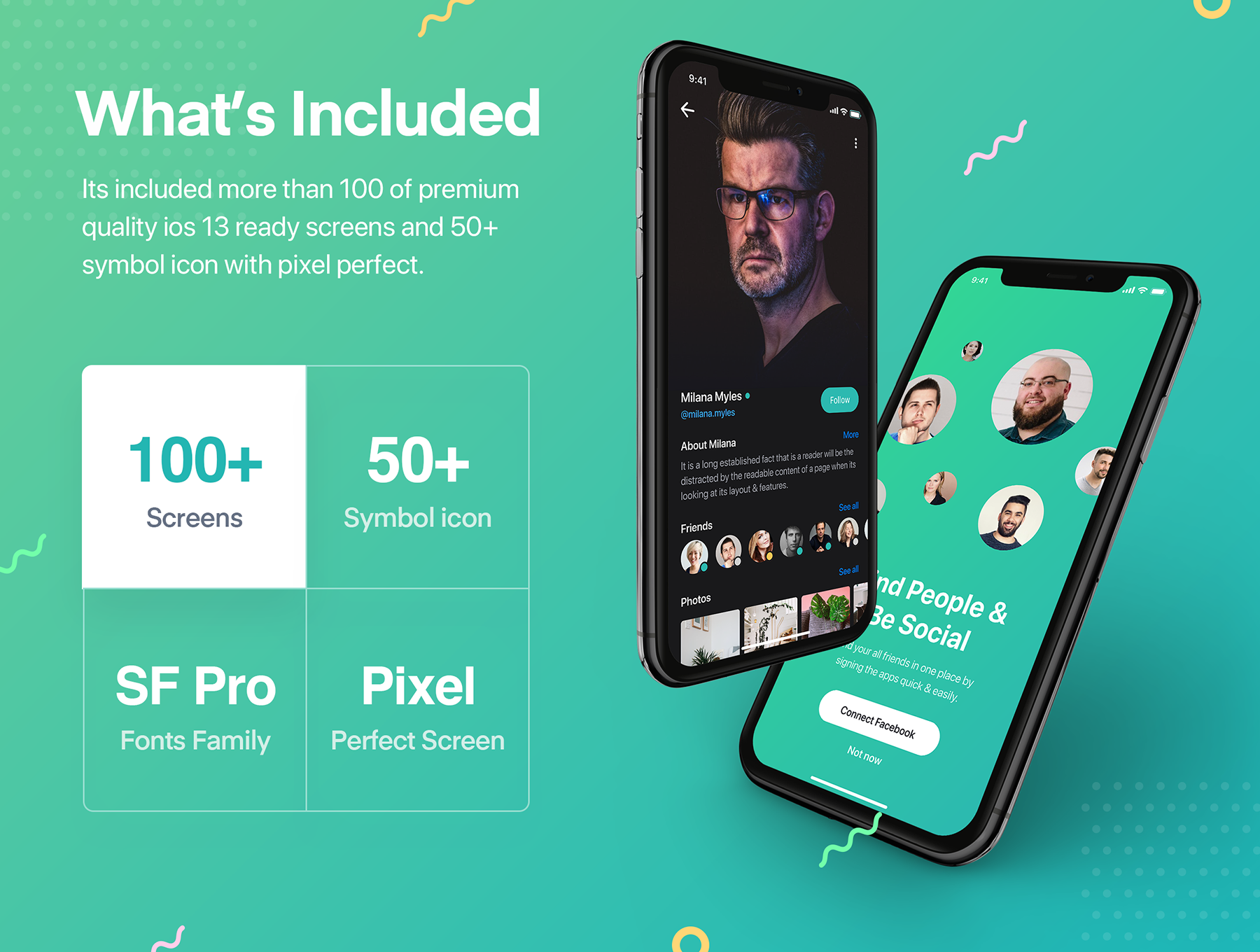 دانلود رابط کاربری Sophie Messaging app ui kit