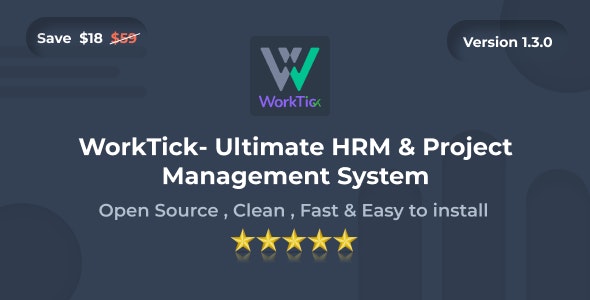دانلود اسکریپت مدیریت پروژه WorkTick