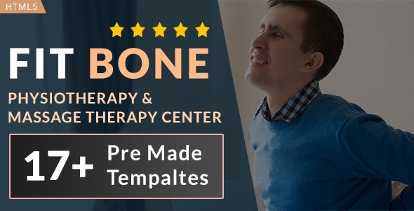 دانلود قالب پزشکی و ماساژ درمانی Fit Bone